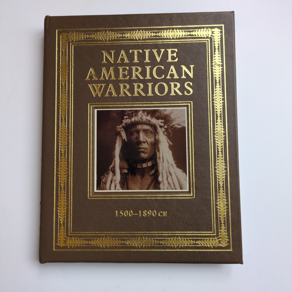 Easton Press Native American Warriors Leather Gold‎ Hardcover Coffee Table Book